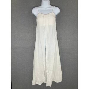 Le Lis Collection White Maxi Dress Cover Up Beach Summer Sz‎ S Vacation Cruise
